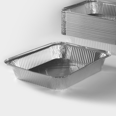 Foil form for baking and baking of the deed, 3.1 l, 32 × 25.5 × 6.3 cm-2