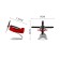 A toy on a car panel, a plane, a propeller spins from the sun, black