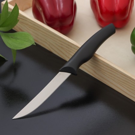 Knot Kitchen shade "Grime", blade 11.5 cm, black color