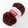 Yarn "CHENILLE" 100% micropoliester 90m/100g (575 chocolate)