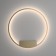 Bra Maytoni Mod058WL-L50BS4K, 1XLED, 51W, 80x80x80 cm, 2400lm, brass color