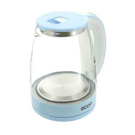 Electric kettle ECON ECO-1846ke, 1500 W, glass, 1.8 l, blue color-6