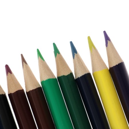 Pencils of colored 12 colors "Princess", wooden building, triangular-2