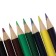 Pencils of colored 12 colors "Princess", wooden building, triangular