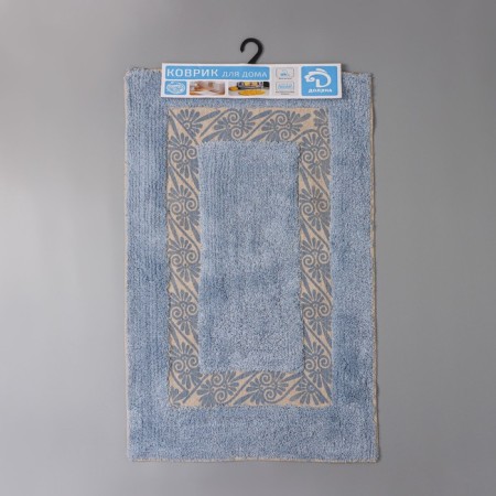 House rug of Venzel, 50 × 80 cm, blue color-3