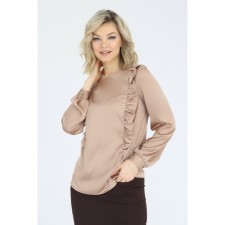 Blouse with ruffles, size 52