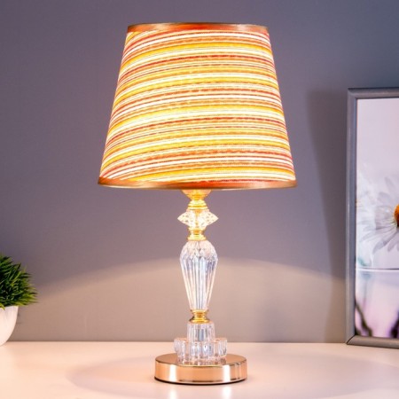 Table lamp "Zebrano" 1x60W E27 gold 22x22x40 cm Risalux-1