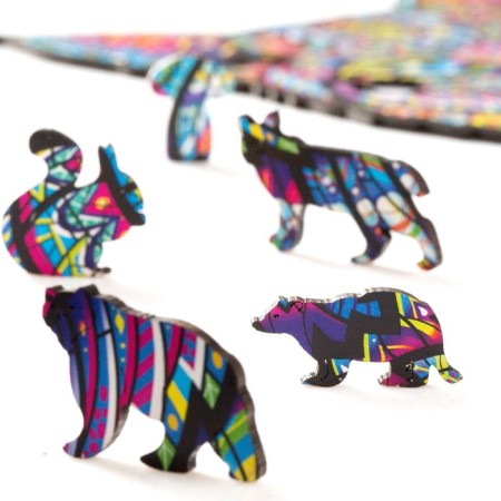 Figure puzzle "Mystical lynx" s-6