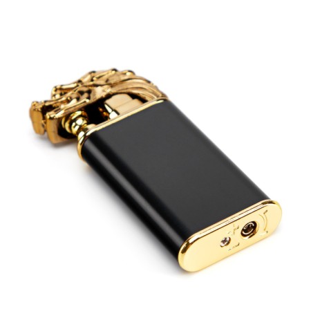 Gas lighter "Dragon", Piezo, 1. x 3 x 7.4 cm-2