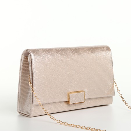 Female bag on a magnet, beige color-2