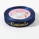 Kapron tape with embossing "Thank you", 15 mm, 23 ± 1 m, dark blue/gold color
