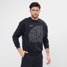 The male sweatshirt was launched, the color is black, size 52