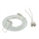 Building lamp Ecola, DL92, MR16, GU5.3, 30x80 mm, convex, white