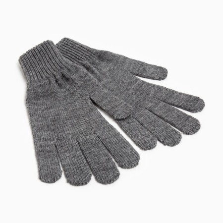 Female gloves, graphite color, size 18-1