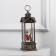 LED figure “Lantern with Santa Claus and Gifts” 10 × 30 × 10 cm, plastic, AAX3 batteries (not complete), USB, glow warm white