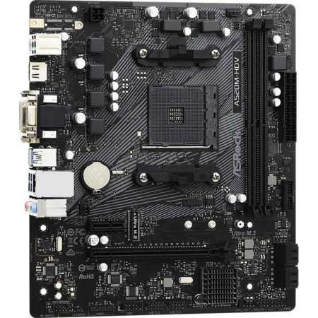 ASROCK A520M-HDV, AM4, A520, 2XDDR4, VGA, DVI, HDMI, MATX-1