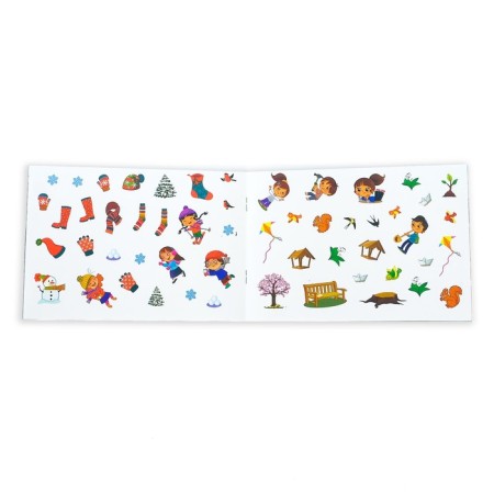 The book "111 stickers. Seasons ", 12 p.-2