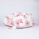 Youth backpack on lightning from textiles, 4 pockets, white/red color