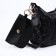 Bag Cross-Bodi with a zipper, black color