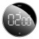 Timer Baseus Heyo Rotation Countdown Timer, from 3AAA NOT in compls, black