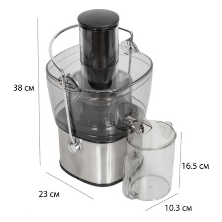 Pioneer JC2050 juicers, centrifugal, 1100 watts, 2 speed modes, silver color-6