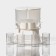 Dispencer for Dailyan drinks, 4 compartments 1.6 liters, 4 cups 350 ml, white color