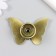 Handle for the casket metal "butterfly" rhinestones, bronze 3.6x5.5x2.2 cm