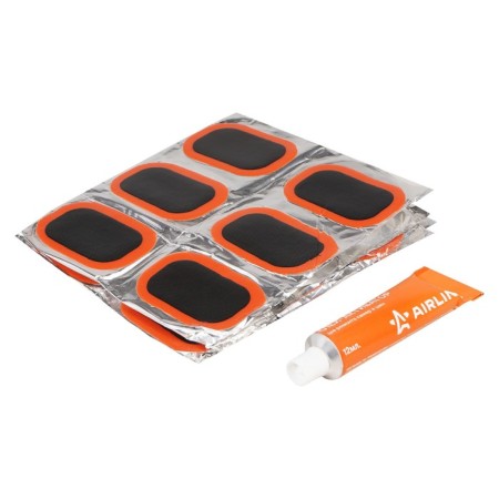Remkomplekt for cameras, oval patch 50x30 mm - 24 pcs., Clay Activator 12ml ATRS106-2