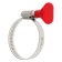 Clamp with the "lamb" Zein English, diameter 32-45 mm, 9 mm width, stainless steel