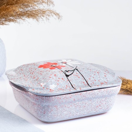 Baking capacity "Tetra with a lid" 1.2l / 10x22x19.5cm, duet