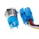 Switch, 12 V, 3 A, 5 PIN, IP67, D 16mm, wire 15 cm, white