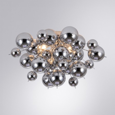 Ceiling chandelier Arte Lamp Molecule A8313PL-5CC, G9, 5x40 W, 60x60x33 cm, chrome-2