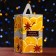 Gift box "Orange", tetrahedral large 10 x10 x18 cm
