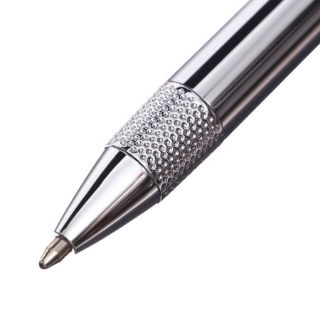 Handle Gift ball in the leatherette case rotary style hull silver-2
