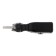 Screwdriver with a set of bit and tundra heads, 19 items