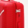 Middle suitcase 24 ", lightning department, code castle, 4 wheels, red color