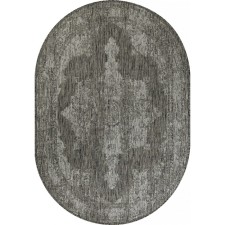 Ковёр овальный Merinos Kair, размер 100x200 см, цвет gray