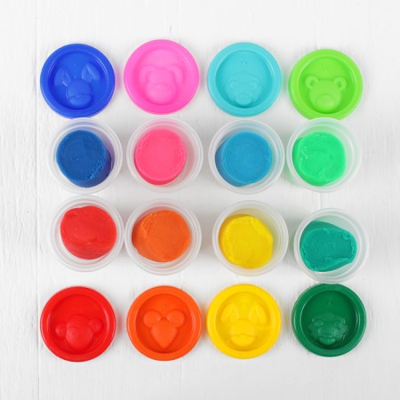 Children's set for modeling "test-plastilin", 8 colors of 50 g-1