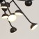 Suspended chandelier Mantra Adn, Led, 4580lm, 3000k, 350 mm, black color