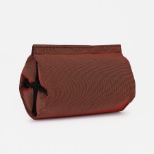 Cosmetic bag, 4 parts on lightning, orange color