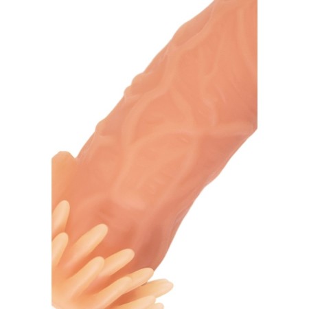 Kokos nozzle is realistic with additional stimulation, TPE, bodily, 12 cm-9