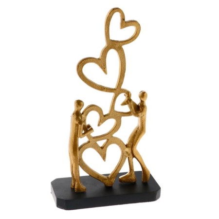 Souvenir "Place of Love" aluminum, tree 15.2x7.6x26.7 cm (gold coating)-3