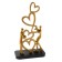 Souvenir "Place of Love" aluminum, tree 15.2x7.6x26.7 cm (gold coating)