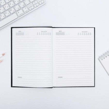Diary in a solid cover A5, 80 sheets "All this is vanity"-2