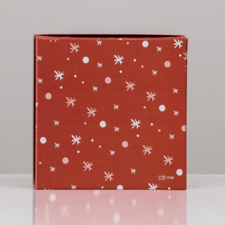 Gift box "Lady Star", square, 19 x 19 x 12 cm-3