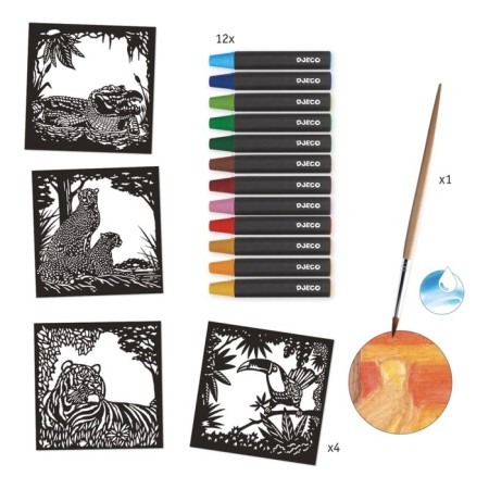 Djeco coloring set "Shadows"-1