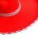 Carnival hat "Sombrero", red color