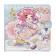 Gift notebook, A6, 132 sheets, color block, with a stream on a magnet, PVC cover, "anime", mix