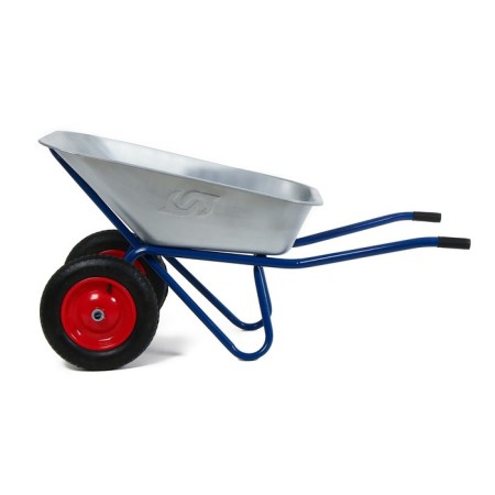 Construction car, two -wheeled: cargo/n 200 kg, volume of 100 l, blue pens-1
