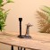 Giraphic candlestick Aluminum 12.5x9.5x26 cm